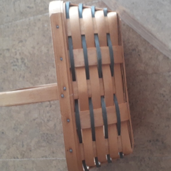 1997 Longaberger classic warm with green, heartland small chore basket. - Picture 8 of 14